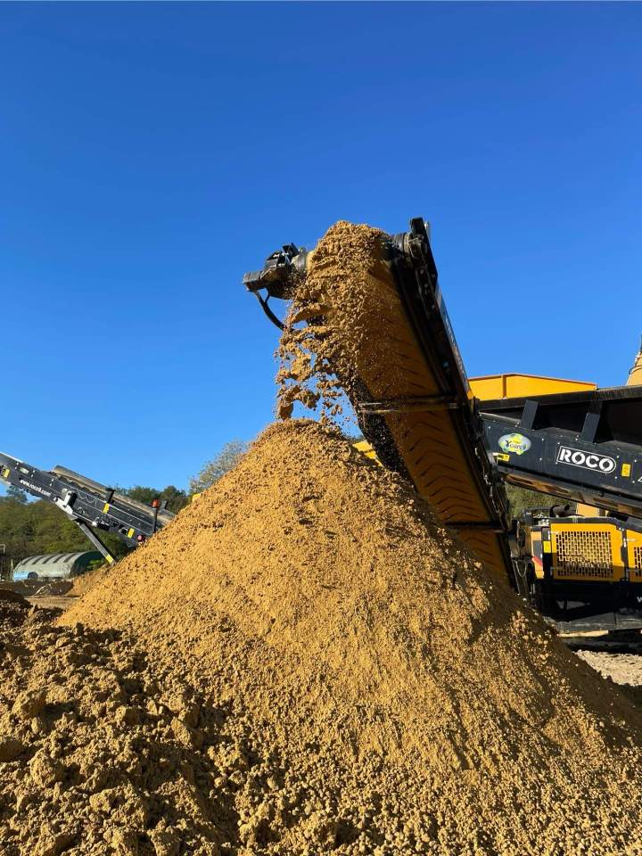 Extraction de carrière de sable Essonne